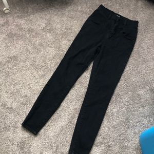 High Rise Black Jeans